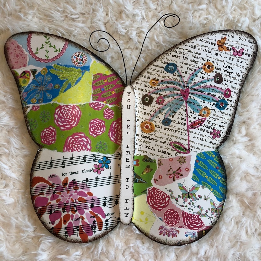 Butterfly (metal) wall hanging